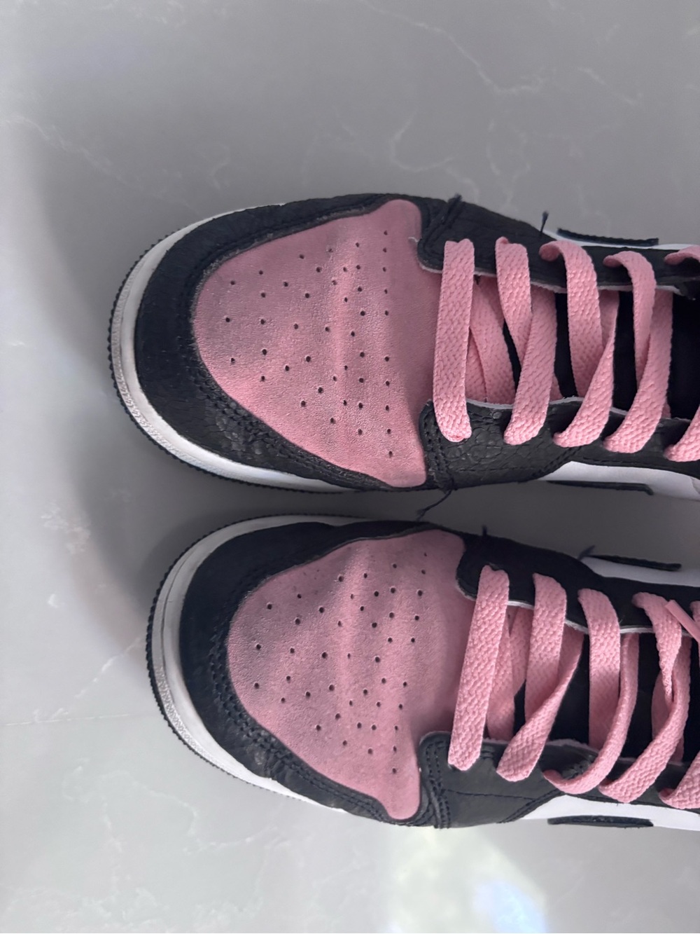 Nike Air Jordan 1 Low “Pink Wash” Sneakers – Women’s Size 7 - Picture 7 of 12